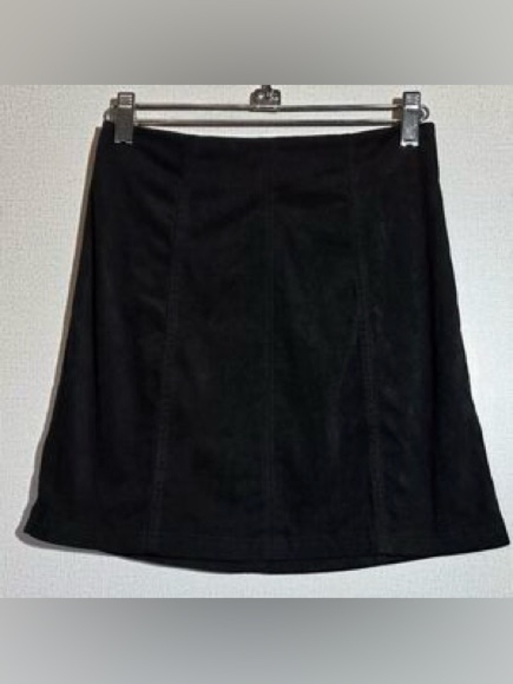 Alya Black A-Line Panel Skirt